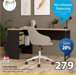 JYSK Function Plus Corner desk offer