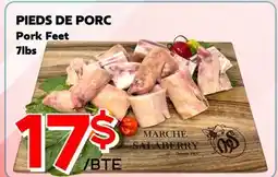 Marche Salaberry PIEDS DE PORC offer