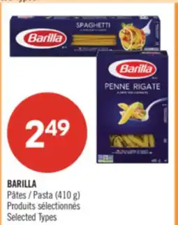 Pharmaprix BARILLA Pasta offer