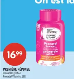 Pharmaprix PREMIÈRE RÉPONSE Prenatal Vitamins offer