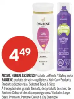 Pharmaprix AUSSIE, HERBAL ESSENCES Styling or PANTENE Hair Care Products offer