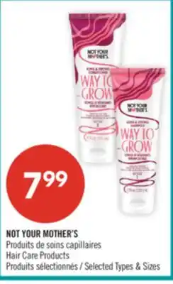 Pharmaprix NOT YOUR MOTHER'S Hair Care Products offer