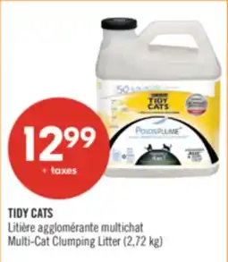 Pharmaprix TIDY CATS Multi-Cat Clumping Litter offer