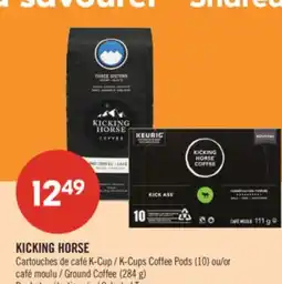 Pharmaprix KICKING HORSE K-Cups Coffee Pods (10) or Ground Coffee (284 g) offer