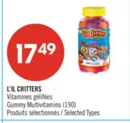 Pharmaprix L'IL CRITTERS Gummy Multivitamins offer
