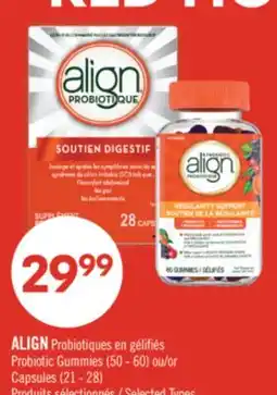 Pharmaprix ALIGN Probiotic Gummies (50 - 60) or Capsules (21 - 28) offer