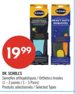 Pharmaprix DR. SCHOLL'S Orthotics Insoles offer