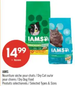 Pharmaprix IAMS Dry Cat or Dry Dog Food offer