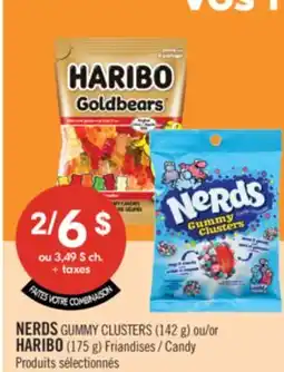 Pharmaprix NERDS GUMMY CLUSTERS (142 g) ou/or HARIBO (175 g) Friandises / Candy offer