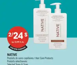 Pharmaprix NATIVE Hair Care Products offer