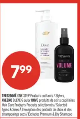 Pharmaprix TRESEMMÉ ONE STEP Stylers, AVEENO BLENDS or DOVE Hair Care Products offer