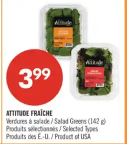 Pharmaprix ATTITUDE FRAÎCHE Salad Greens offer