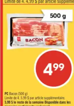 Pharmaprix PC Bacon offer
