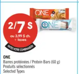 Pharmaprix ONE Protein Bars offer