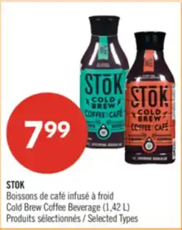 Pharmaprix STOK Cold Brew Coffee Beverage offer