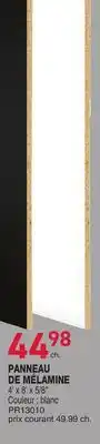 Matério PANNEAU DE MÉLAMINE offer