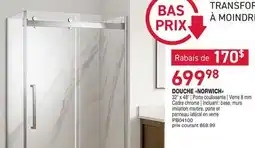 Matério DOUCHE NORWICH offer