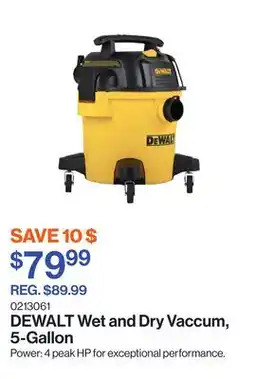 Patrick Morin Wet and Dry Vaccum, 5-Gallon offer