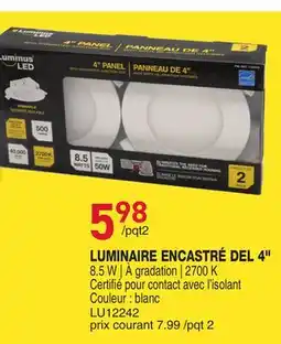 Matério LUMINAIRE ENCASTRÉ DEL 4 offer