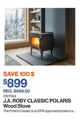 Patrick Morin CLASSIC POLARIS Wood Stove offer