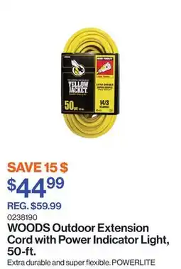 Patrick Morin Outdoor Extension Cord with Power Indicator Light, 50-ft offer