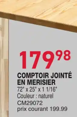 Matério COMPTOIR JOINTÉ EN MERISIER offer