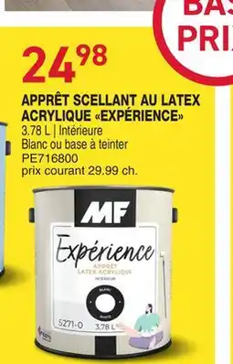 Matério APPRÊT SCELLANT AU LATEX ACRYLIQUE EXPÉRIENCE offer