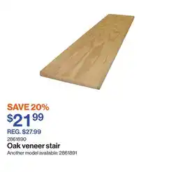 Patrick Morin Oak veneer stair offer