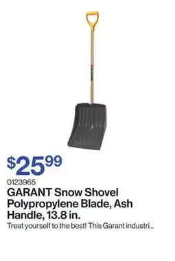 Patrick Morin Snow Shovel Polypropylene Blade, Ash Handle, 13.8 in offer