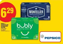 No Frills Bubly or montellier sparkling water offer