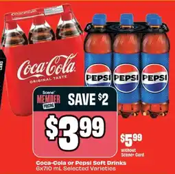 FreshCo Coca-Cola or Pepsi Soft Drinks offer