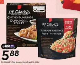Sobeys P.F. CHANG'S Rice Sides or Dumplings offer
