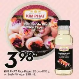 Sobeys Kim phat rice paper or sushi vinegar offer