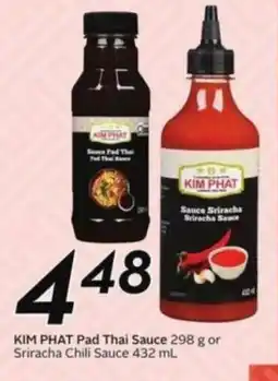 Sobeys Kim phat pad thai sauce or sriracha chili sauce offer