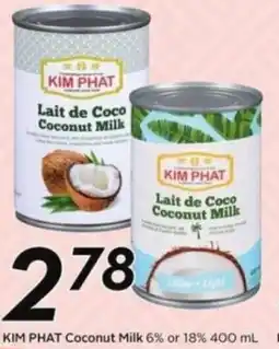 Sobeys Kim phat coconut milk offer