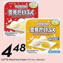 Sobeys Lotte mochi ice cream offer