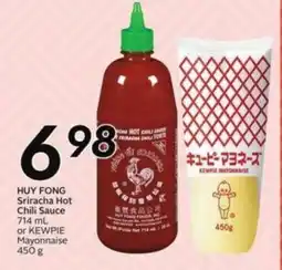 Sobeys Huy fong sriracha hot chili sauce offer