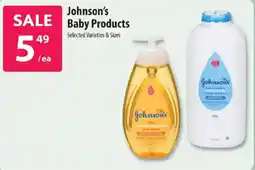 Co-op Johnson's baby products offer