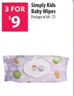 Co-op Simply kids baby wipes offer