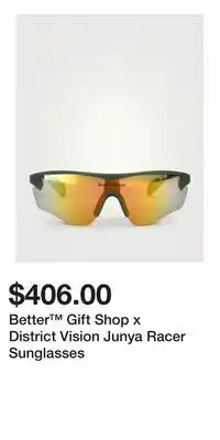 Holt Renfrew Better Gift Shop x District Vision Junya Racer Sunglasses offer