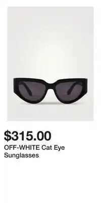 Holt Renfrew OFF-WHITE Cat Eye Sunglasses offer