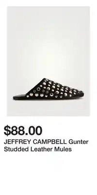 Holt Renfrew JEFFREY CAMPBELL Gunter Studded Leather Mules offer