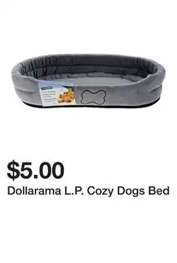 Dollarama Dollarama L.P. Cozy Dogs Bed offer
