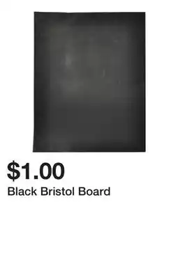 Dollarama Black Bristol Board offer