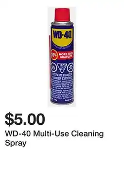 Dollarama WD-40 Multi-Use Cleaning Spray offer