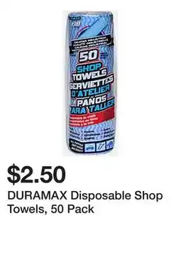 Dollarama DURAMAX Disposable Shop Towels offer
