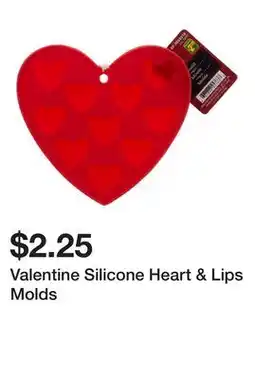 Dollarama Valentine Silicone Heart & Lips Molds offer