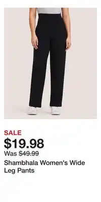 Mark's Shambhala Women's Wide Leg Pants offer