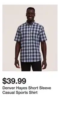 Mark's Denver Hayes Short Sleeve Casual Sports Shirt offer
