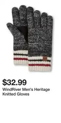 Mark's WindRiver Men's Heritage Knitted Gloves offer